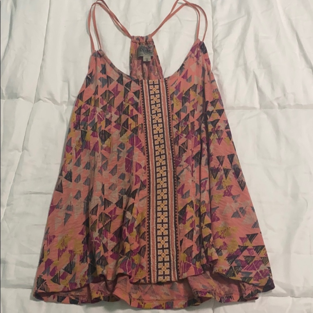 Urban Outfittes Ecote Printed Top Size Medium